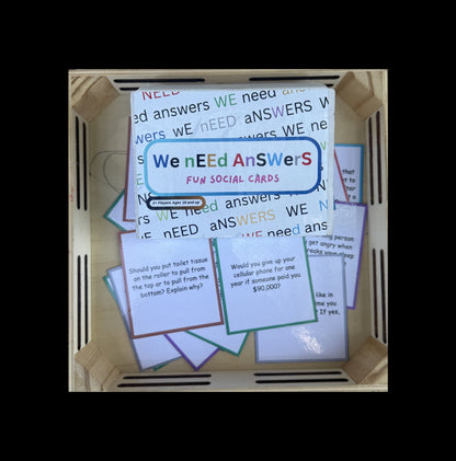 We Need Answers card deck